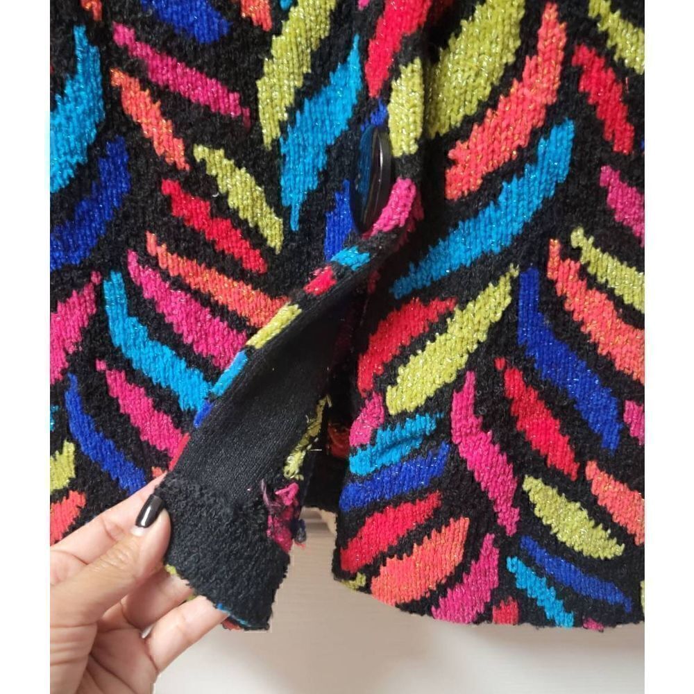 Design Options Funky Colorful Sweater S - Picture 6 of 8